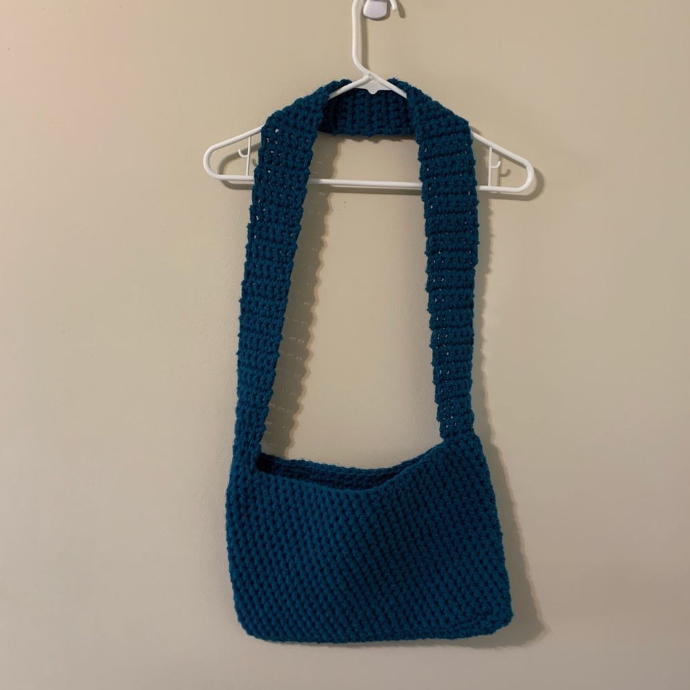 Boho Crossbody Bag, handmade,
crocheted - Picture 9 of 16